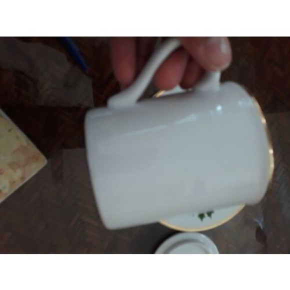 All The Trimmings Royal Gallery CHRISTMAS HOLLY Porcelain lided Mug & Saucer set - Picture 10 of 12